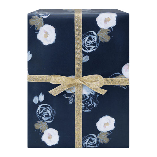 Blue Florals Gift Wrap (Roll)