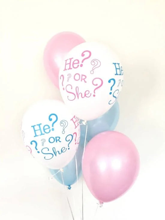 Gender Reveal Ballon 6ct