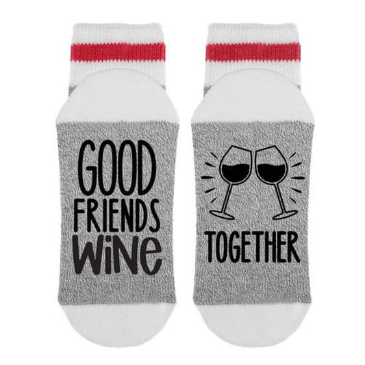 Good Friends Wine Together Women's Socks