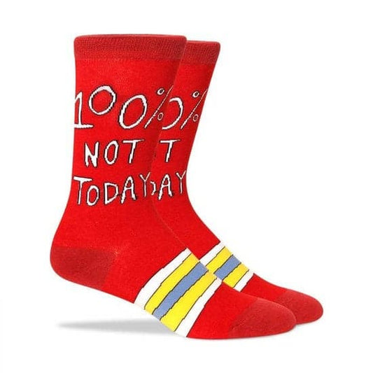 100% Not Today Men's Socks