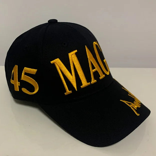 Gold MAGA Hat