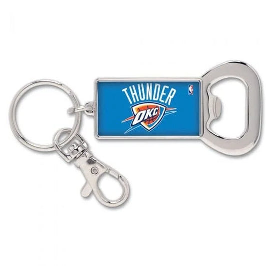 OKC Thunder Bottle Opener Key Ring