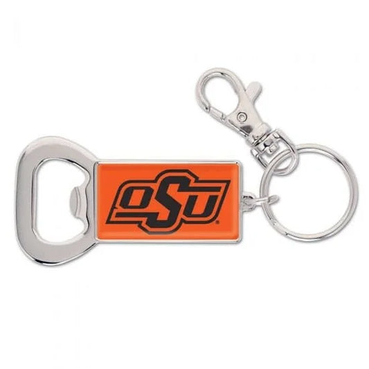 OSU Cowboys Bottle Opener Key Ring