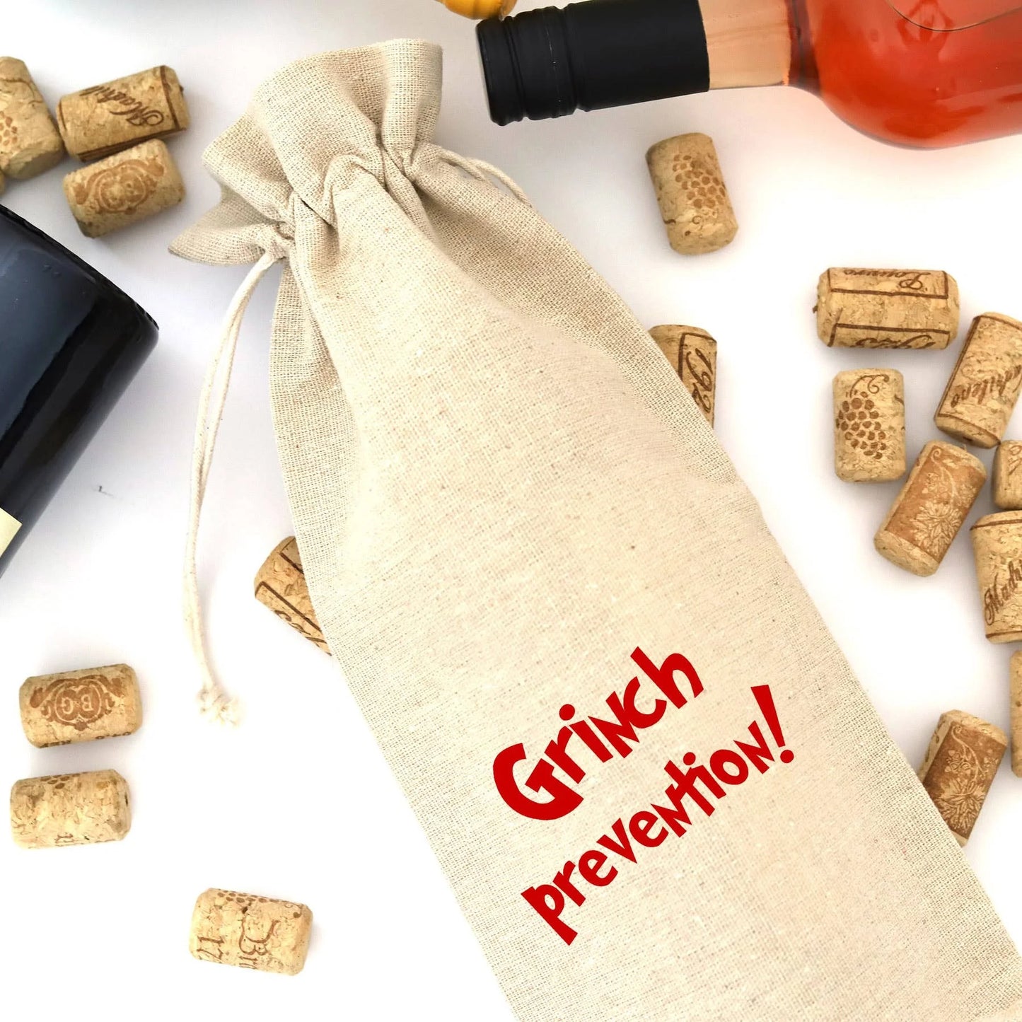 Grinch Prevention Wine Bag