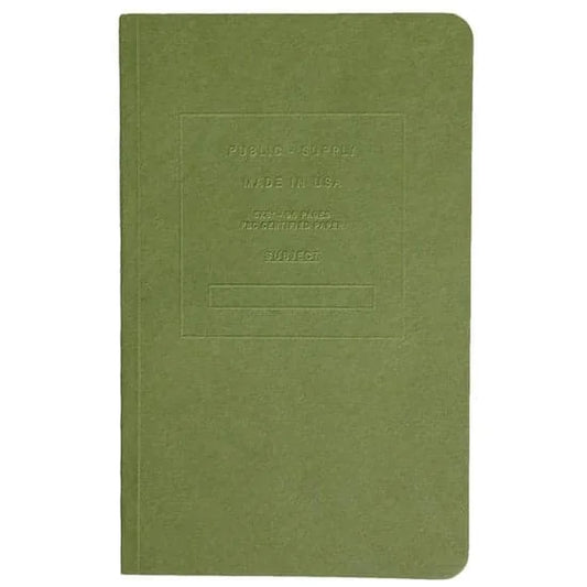 Moss 5x8" Embossed Notebook