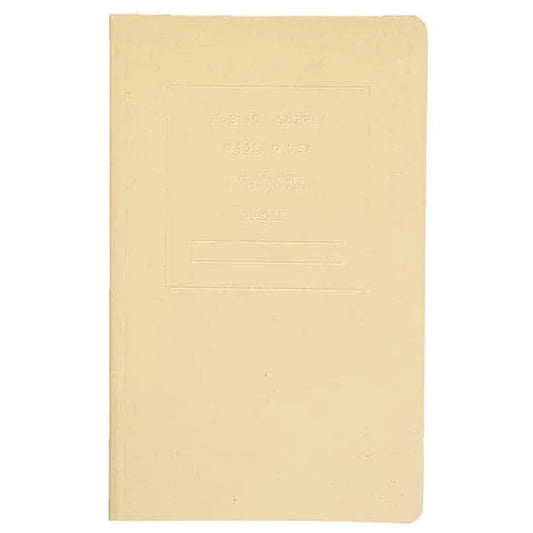 Manila 5x8" Embossed Notebook