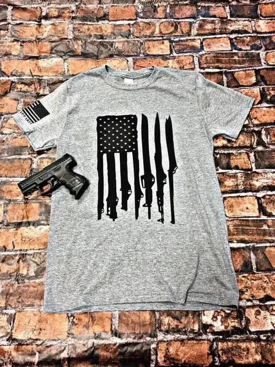 Patriot Rifle Flag T-Shirt