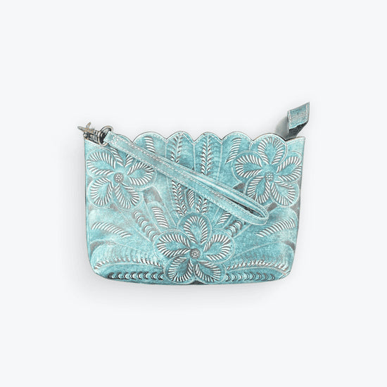 Handmade Leather Wristlet