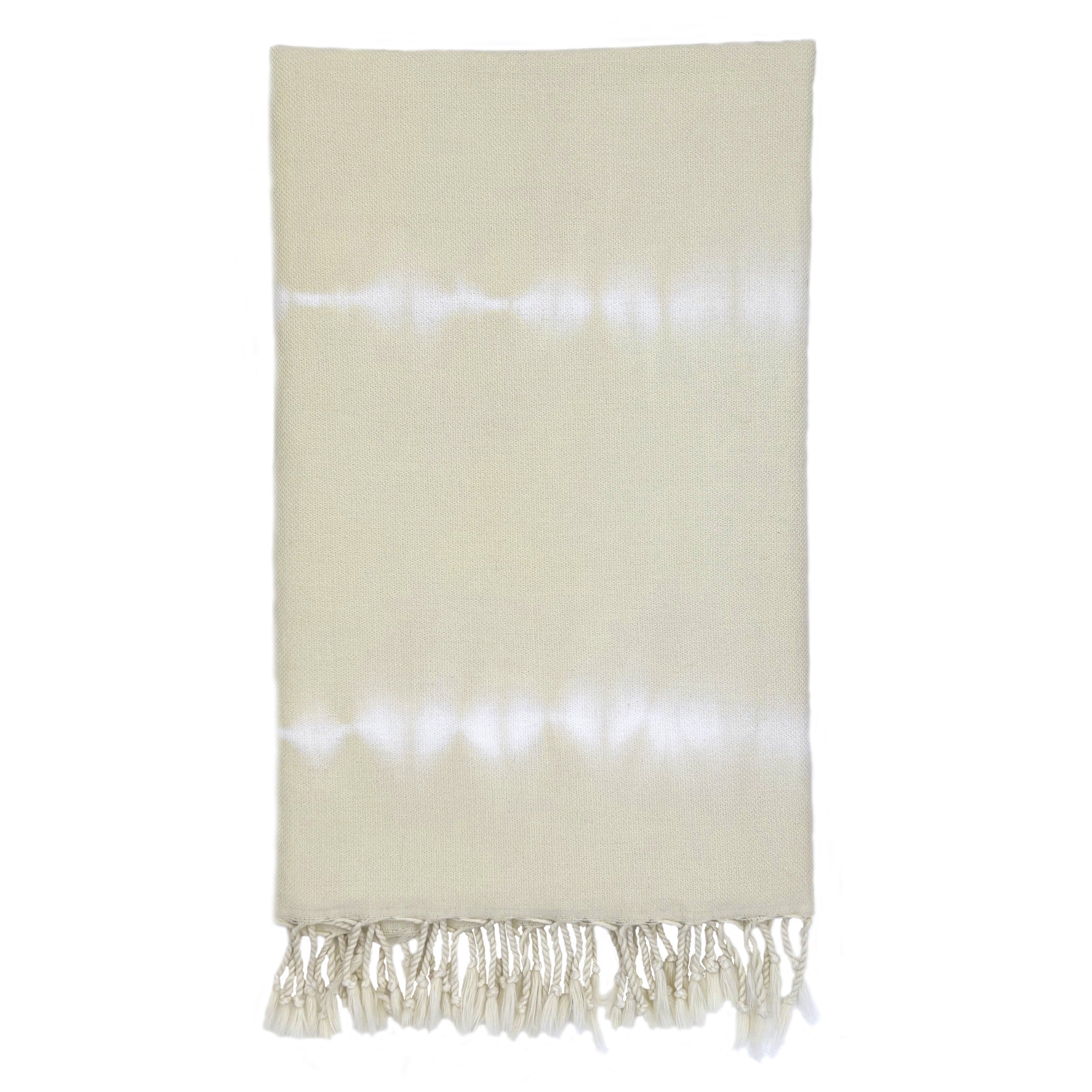 Silkfly 4-Piece Cotton Tie Dye Kit - 2 Large Beach Towels & 2 Tote Bags, Includes Bands & Gloves For Group DIY