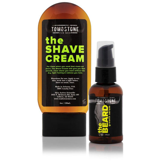The Beard Vegan KGF Beard Growth Serum & The Shave Cream Set