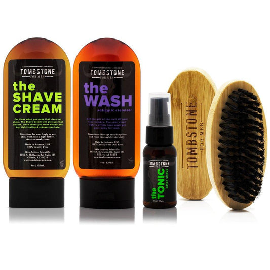 The Handsome Beard Care Kit - The Shave Cream, The Wash, The Tonic, & The Beard Brush