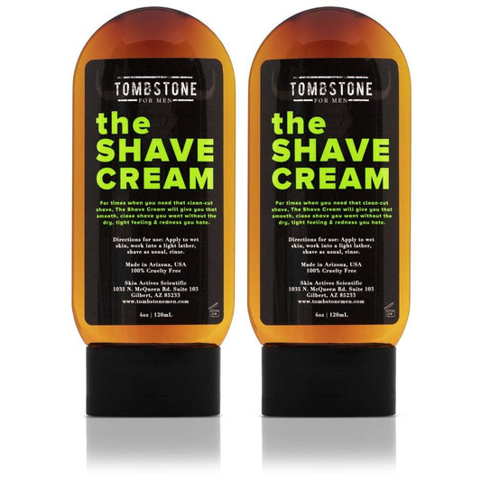 The Shave Cream - Nourishing Active Close & Clean-Cut Shave Ingredients 2 Pack