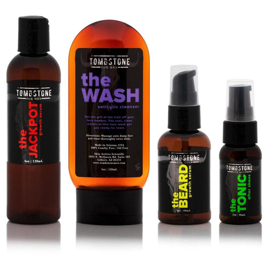The Supreme Starter Kit - KGF Hair & Beard Growth Serum, Salicylic Cleanser, & After Shave