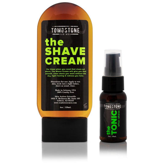 The Tonic Post-Shave Cooling Relief After Shave & The Shave Cream Set