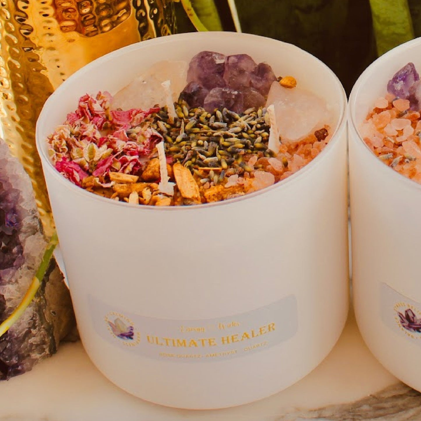 Ultimate Healer Crystal Candle – Energy Cleansing & Emotional Restoration