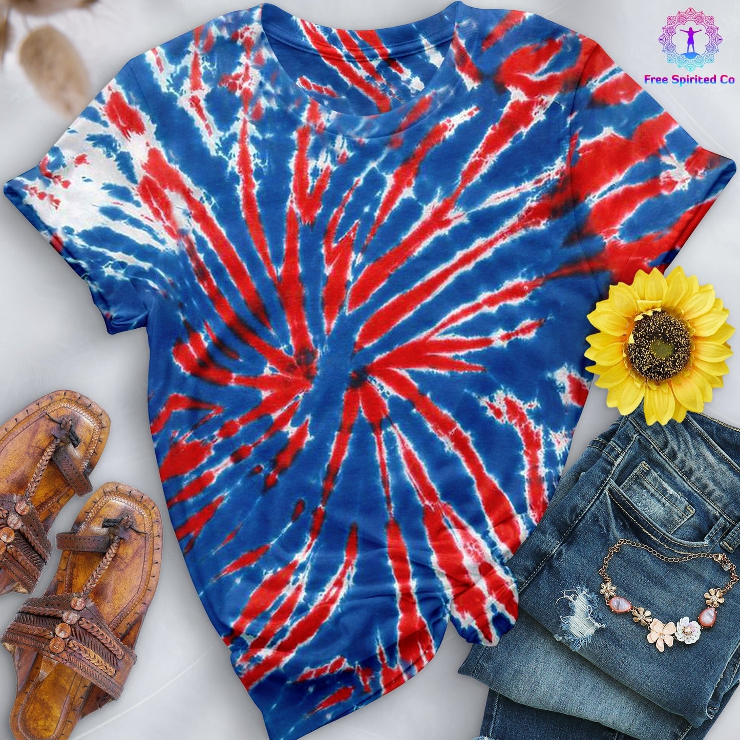 Union Jack Premium Hand-Dyed Comfort Shirt by Free Spirited