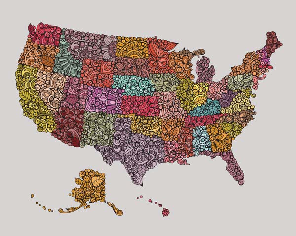 Patriotic "Land of the Free" Wall Art – Inspirational Americana Decor