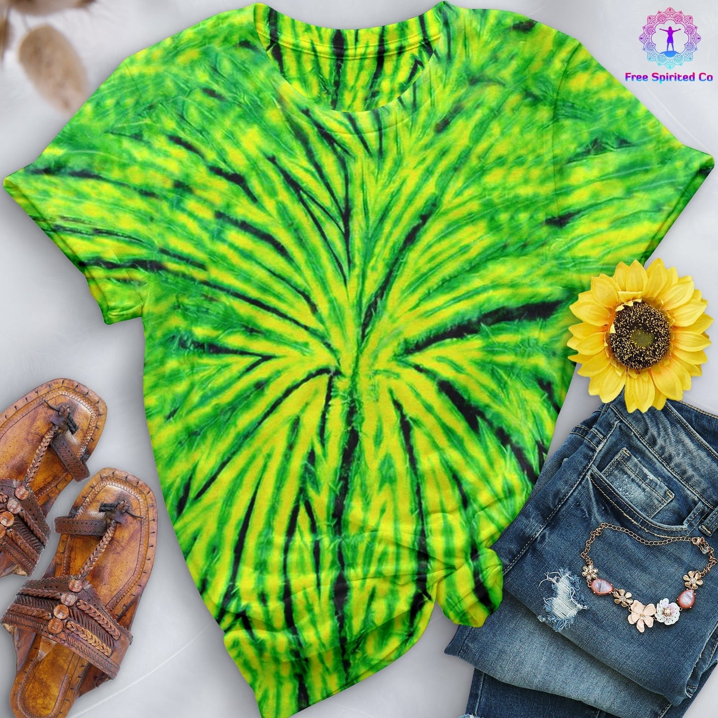 Wild Spider Premium Hand-Dyed Comfort Shirt by Free Spirited