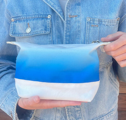 Travel Companion Toiletry Bag - Ombre Blue by FourFour Co