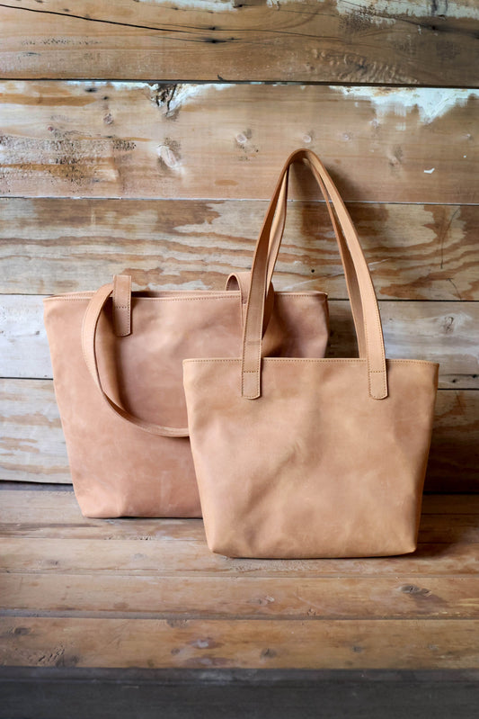 Kilele Leather Market Tote
