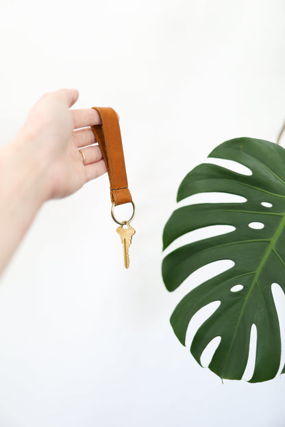 Leather Keychain by Jubilee Trading Company