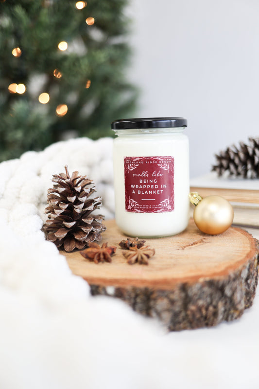 "Being Wrapped In A Blanket" Candle by Jubilee Trading Company