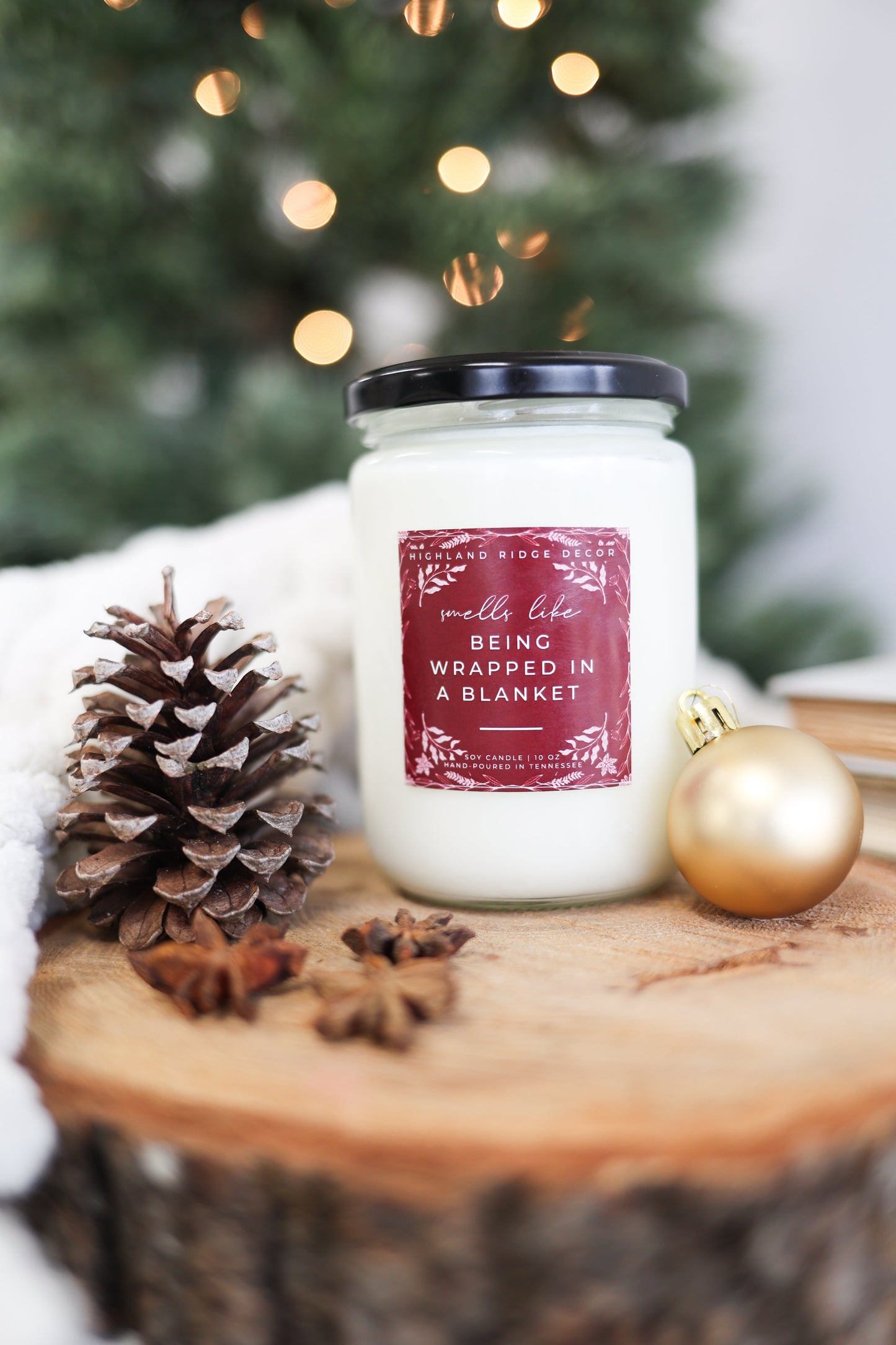 "Being Wrapped In A Blanket" Candle by Jubilee Trading Company