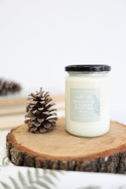 "Walking In A Garden After The Rain" Candle by Jubilee Trading Company