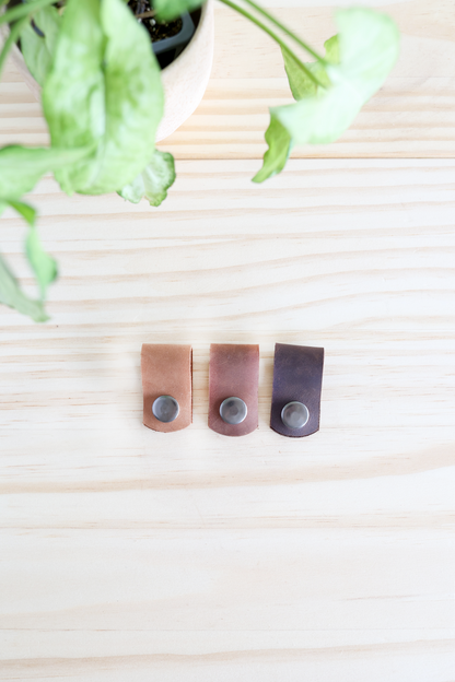 Leather Cord Keepers | set of 3