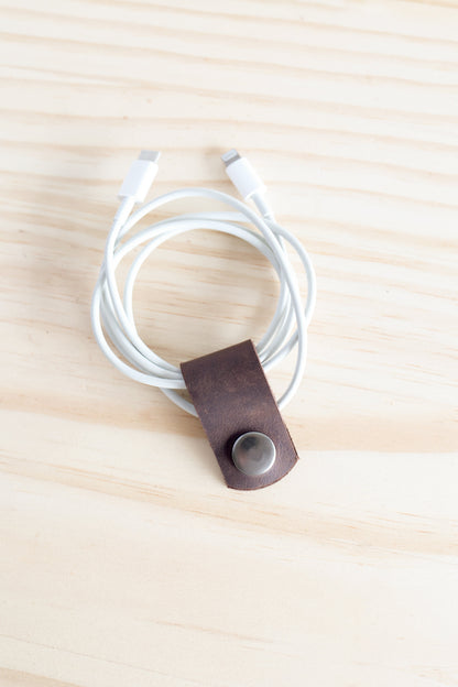 Leather Cord Keepers | set of 3