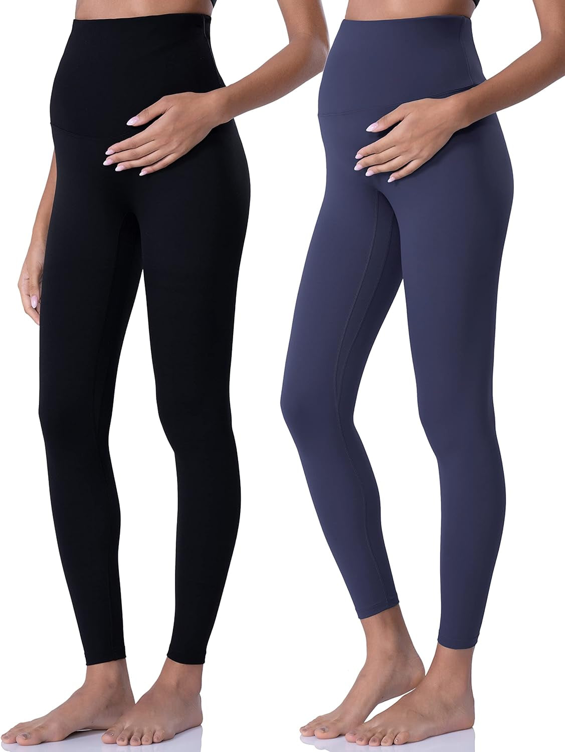 Women'S Maternity Leggings over the Belly Pregnancy Yoga Pants Active Wear Workout Leggings