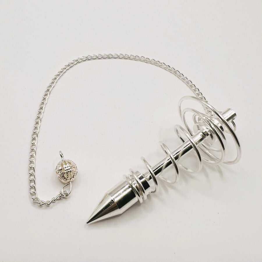 Silver Spiral Pendulum by Peacefful Intentions