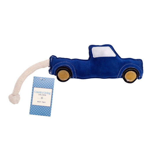 Blue Pickup Truck Dog Toy