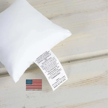 10x10 Hypoallergenic Polyester Pillow Insert