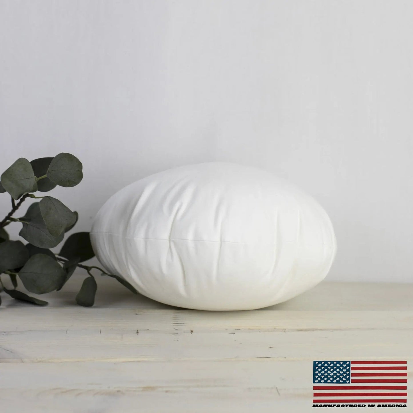 11" Round Insert Down Alternative Hypoallergenic Pillow