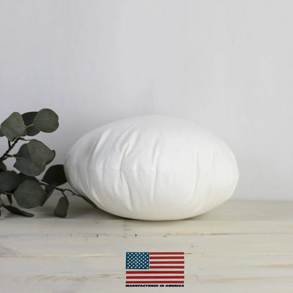 11" Round Pillows Insert Hypoallergenic Polyester Pillow