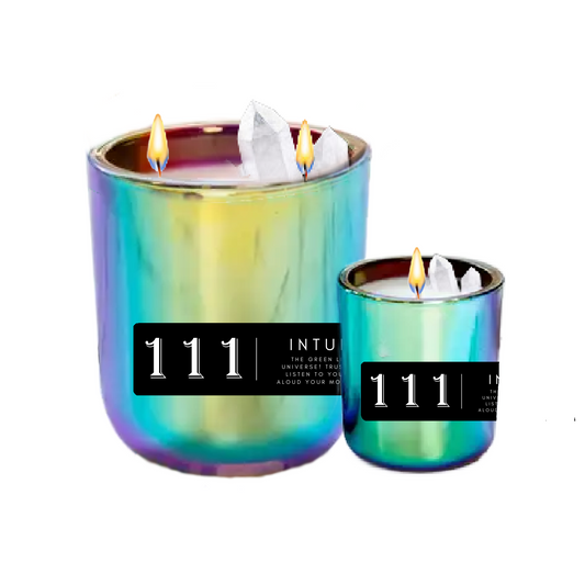 111 Angel Number Candle (Intuition) by Energy Wicks