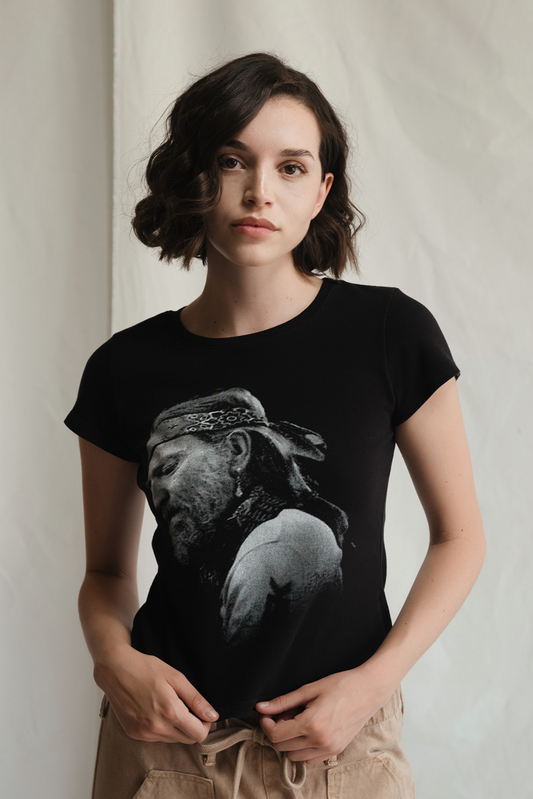 Willie Nelson Just Breathe Baby Tee