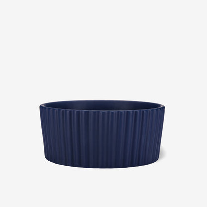 Ripple Ceramic Dog Bowl