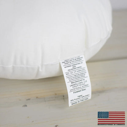 12" Round Down Alternative Hypoallergenic Pillow Insert