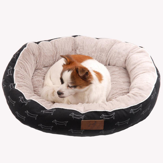 Cozypaws Round Dog Bed by Dog Hugs Cat