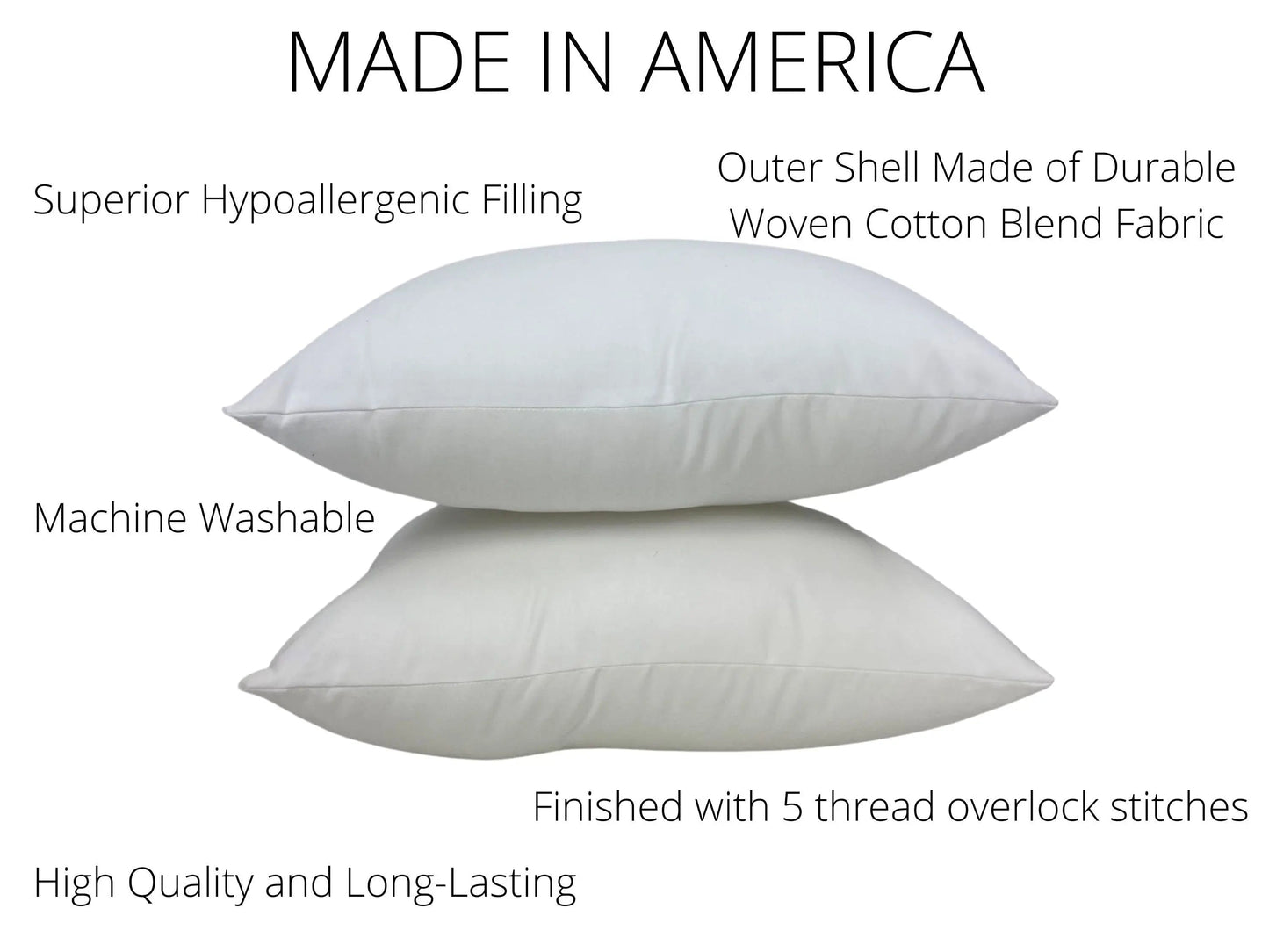 14x40 Hypoallergenic Polyester Pillow Insert