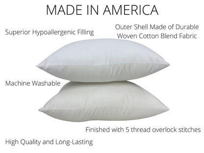 14x40 Hypoallergenic Polyester Pillow Insert