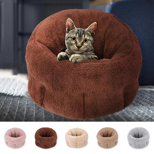 The Royal Retreat - Luxurious Plush Pet Bed by Dog Hugs Cat