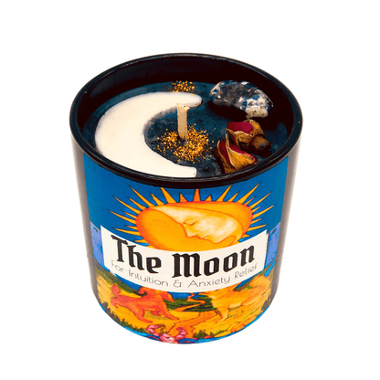 The Moon Tarot Candle – Mystical Scented Candle for Intuition & Self-Reflection