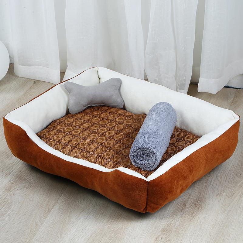 Cozy Retreat Large Dog Bed by Dog Hugs Cat