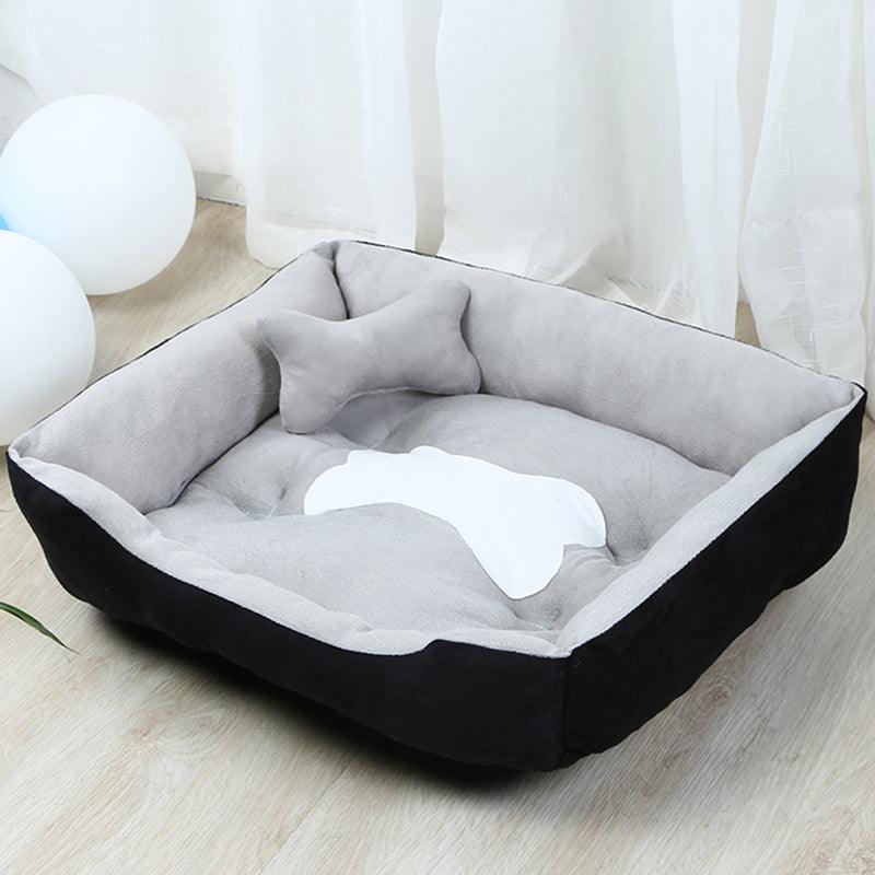 Cozy Retreat Large Dog Bed by Dog Hugs Cat