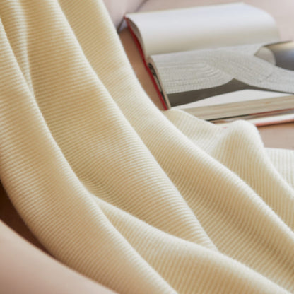 Vallon Ribbed Cashmere Throw by Italic