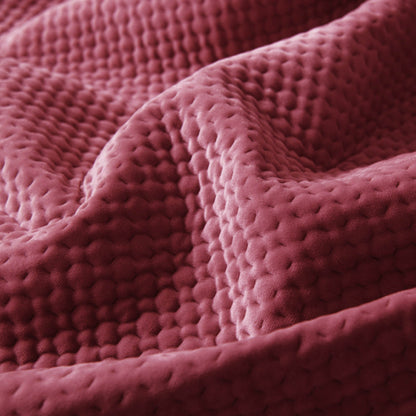 Kasentex All Season Cozy Velvet Quilt Set with Shams, Queen, King, Room Decor, Graduation Gifts