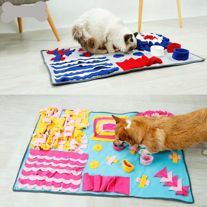 Pet Snuffle Play Mat: Engage, Train, And Delight Your Furry Friend by Dog Hugs Cat